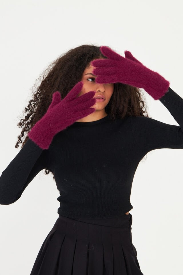 Peluş Yumuşak Dokulu Eldiven