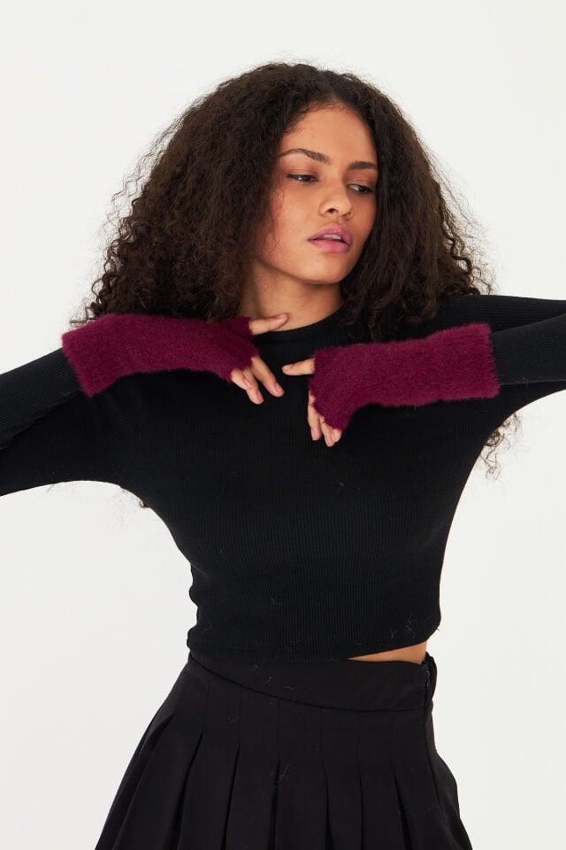 Peluş Yumuşak Dokulu Eldiven