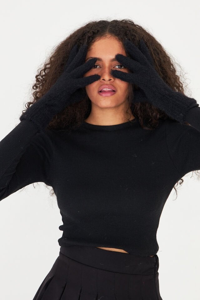 Peluş Yumuşak Dokulu Eldiven