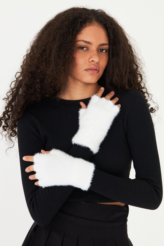 Peluş Yumuşak Dokulu Eldiven