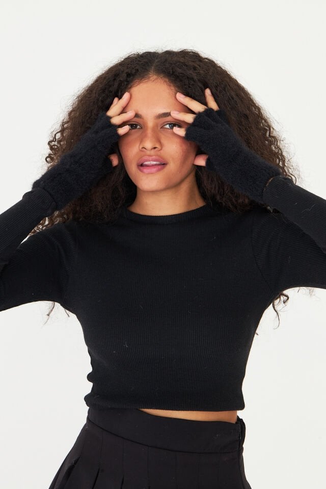 Peluş Yumuşak Dokulu Eldiven