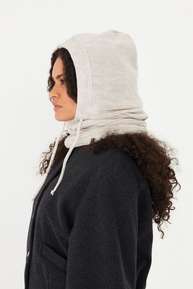 Triko Örgü Balaclava Bere Şapka