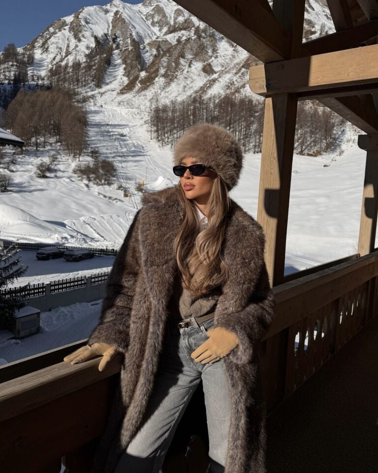 Vizon Kürk Peluş Kalpak Şapka